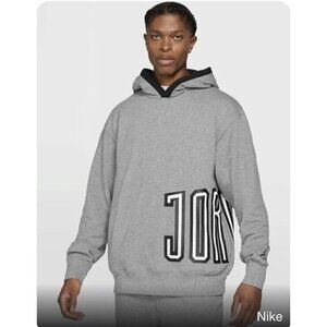 Jordan Sport DNA Gray Fleece Pullover Hoodie Men's Size M JORDAN Jumpman